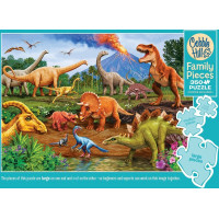 COBBLE HILL Rodinné puzzle Dinosaury 350 dielikov