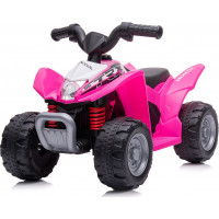 CHIPOLINO Elektrické vozítko Štvorkolka 6V Honda s melódiami ATV Pink