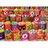 COBBLE HILL Puzzle Halloweenskej sladkosti 500 dielikov