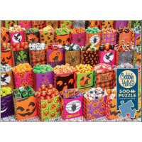 COBBLE HILL Puzzle Halloweenskej sladkosti 500 dielikov