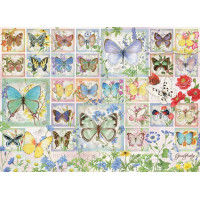 COBBLE HILL Puzzle Motýlia dlaždice 500 dielikov