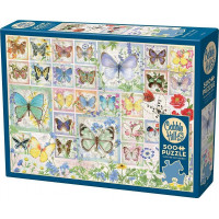 COBBLE HILL Puzzle Motýlia dlaždice 500 dielikov