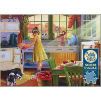 COBBLE HILL Puzzle Pečenie jablčného koláča 500 dielikov