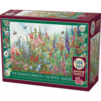 COBBLE HILL Puzzle Kolibríky Severnej Ameriky 2000 dielikov