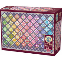 COBBLE HILL Puzzle Vyšívané deky 2000 dielikov