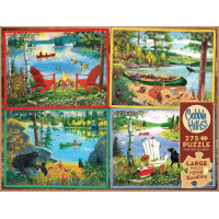 COBBLE HILL Puzzle Krajina chatárov XL 275 dielikov