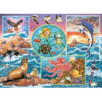 COBBLE HILL Rodinné puzzle Kúzlo oceánu 350 dielikov