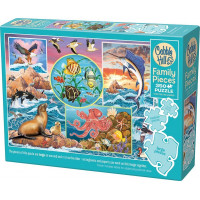 COBBLE HILL Rodinné puzzle Kúzlo oceánu 350 dielikov