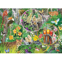 COBBLE HILL Rodinné puzzle Kúzlo pralesa 350 dielikov