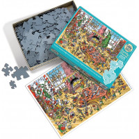 COBBLE HILL Rodinné puzzle Pracujúce škriatkové 350 dielikov