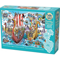 COBBLE HILL Rodinné puzzle Vikingská výprava 350 dielikov