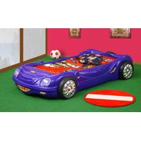 Detská autopostel BOBO 140x70 cm - modrá