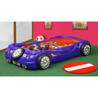 Detská autopostel BOBO 140x70 cm - modrá