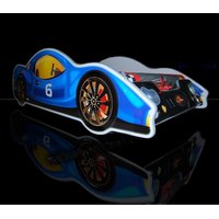 Detská autopostel MINIMAX 180x90 cm - modrá