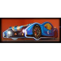 Detská autopostel MINIMAX 180x90 cm - modrá s MATRACOV ZADARMO