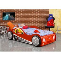 Detská autopostel MONZA 190x90 cm - červená
