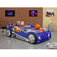 Detská autopostel MONZA 190x90 cm - modrá