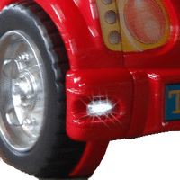 Detská autopostel TRUCK 180x90 cm - červená