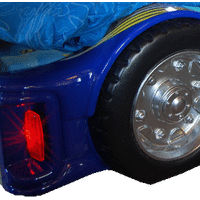 Detská autopostel TRUCK 180x90 cm - žltá