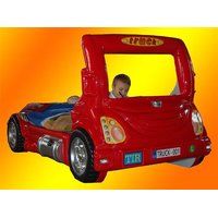 Detská autopostel TRUCK 180x90 cm - červená