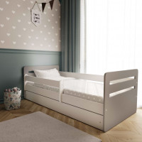 Detská posteľ TOMI - šedá - 180x80 cm