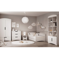 Regál CLASSIC - 90 cm - biely