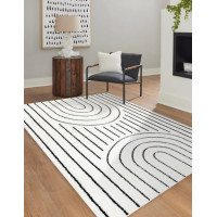 Kusový koberec Mode 8494 geometric cream/black