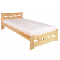 Detská posteľ z masívu borovice VAŠÍK - 200x90 cm - prírodná borovica
