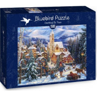 BLUEBIRD Puzzle Sánkovanie pri meste 1500 dielikov