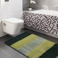 Súprava kúpeľňových predložiek TÁŇA - vzor 04N - zelená