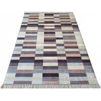 Kusový koberec BIANCA tiles - odtiene hnedej