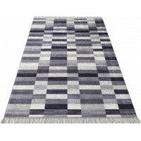 Kusový koberec BIANCA tiles - odtiene šedej
