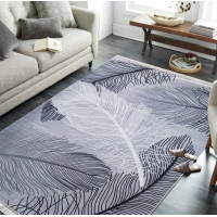 Kusový koberec HONOR Feather - šedý
