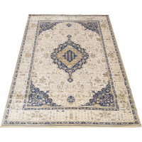Kusový koberec MYLES PRA 55A-BM - béžový/modrý