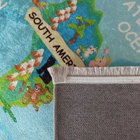 Detský koberec Mapa sveta