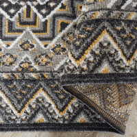 Kusový koberec KLARA aztec - šedý