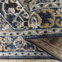 Kusový koberec KLARA rozeta - modrý