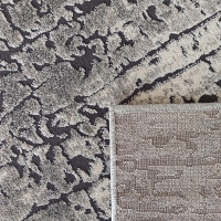Kusový koberec MAGNE - línia - šedý