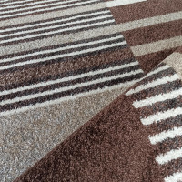 Kusový koberec WAVE geometria - hnedý
