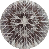 Kusový koberec PANNE mandala circle - odtiene béžovej