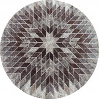 Kusový koberec PANNE mandala circle - odtiene béžovej