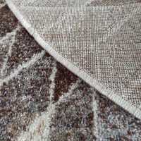 Kusový koberec PANNE mandala circle - odtiene béžovej