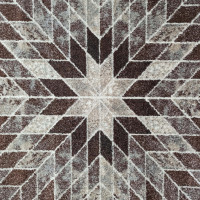 Kusový koberec PANNE mandala circle - odtiene béžovej