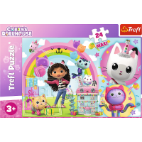 TREFL Puzzle Gábinin kúzelný domček MAXI 24 dielikov