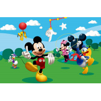 Detská fototapeta DISNEY - Mickey Mouse sa hrá s priateľmi - 360x254 cm