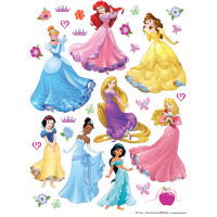 Detská samolepka DISNEY PRINCEZNY 4 65x85 cm