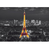 Moderné fototapety - Eiffelova veža v noci - 360x254 cm