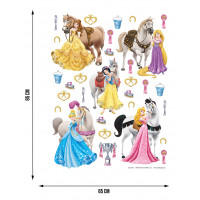 Detská samolepka DISNEY PRINCEZNY 65x85 cm