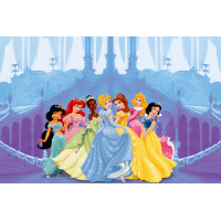 Detská fototapeta DISNEY - Princezné na zámku - 360x254 cm