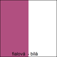 Farebné prevedenie - fialová/biela